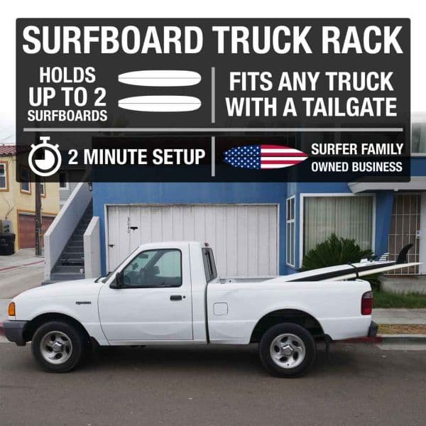 Ho Stevie! Ho Stevie! Surfboard Tailgate Rack - Main product photo